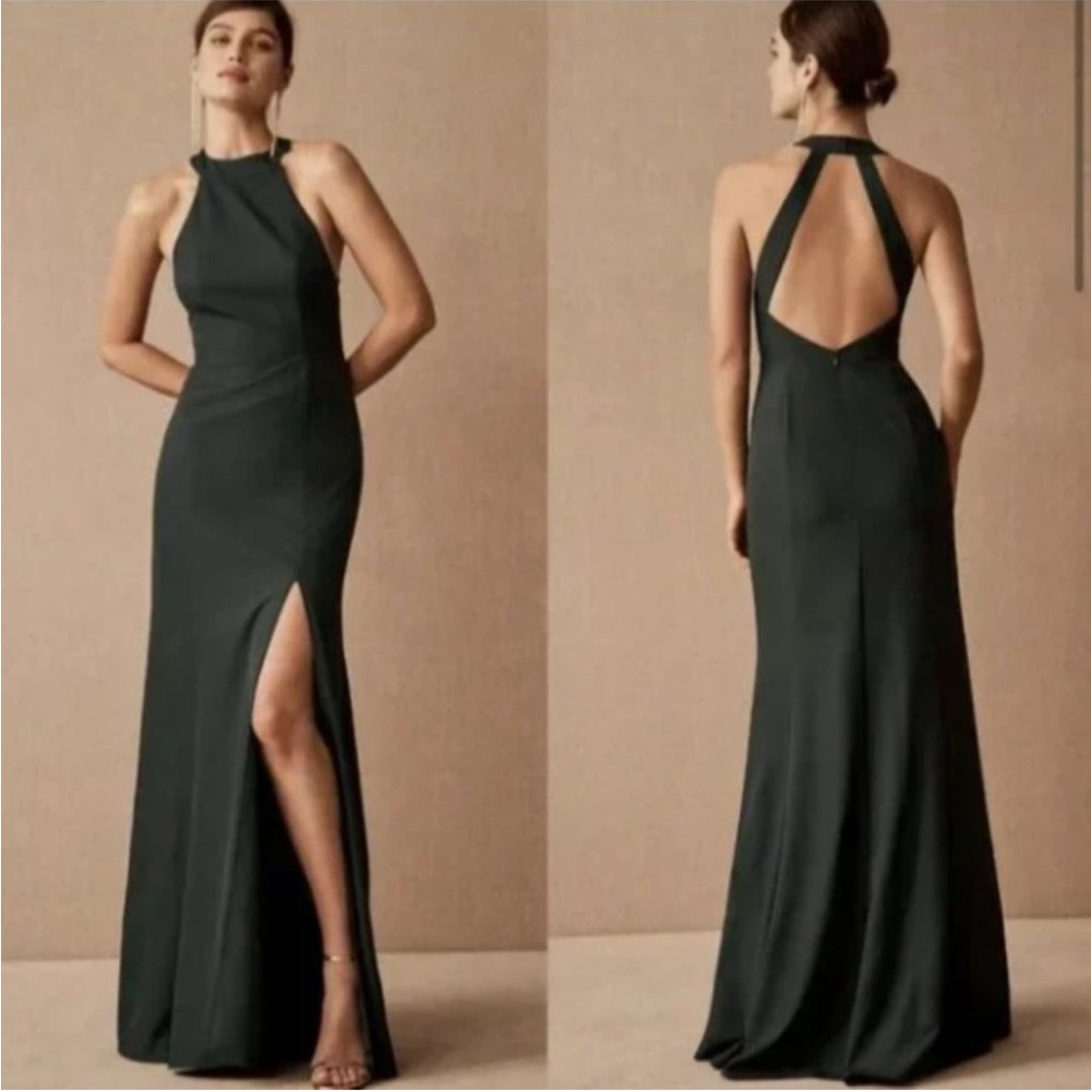 BHLDN Serephina Green Maxi Dress Sz 10